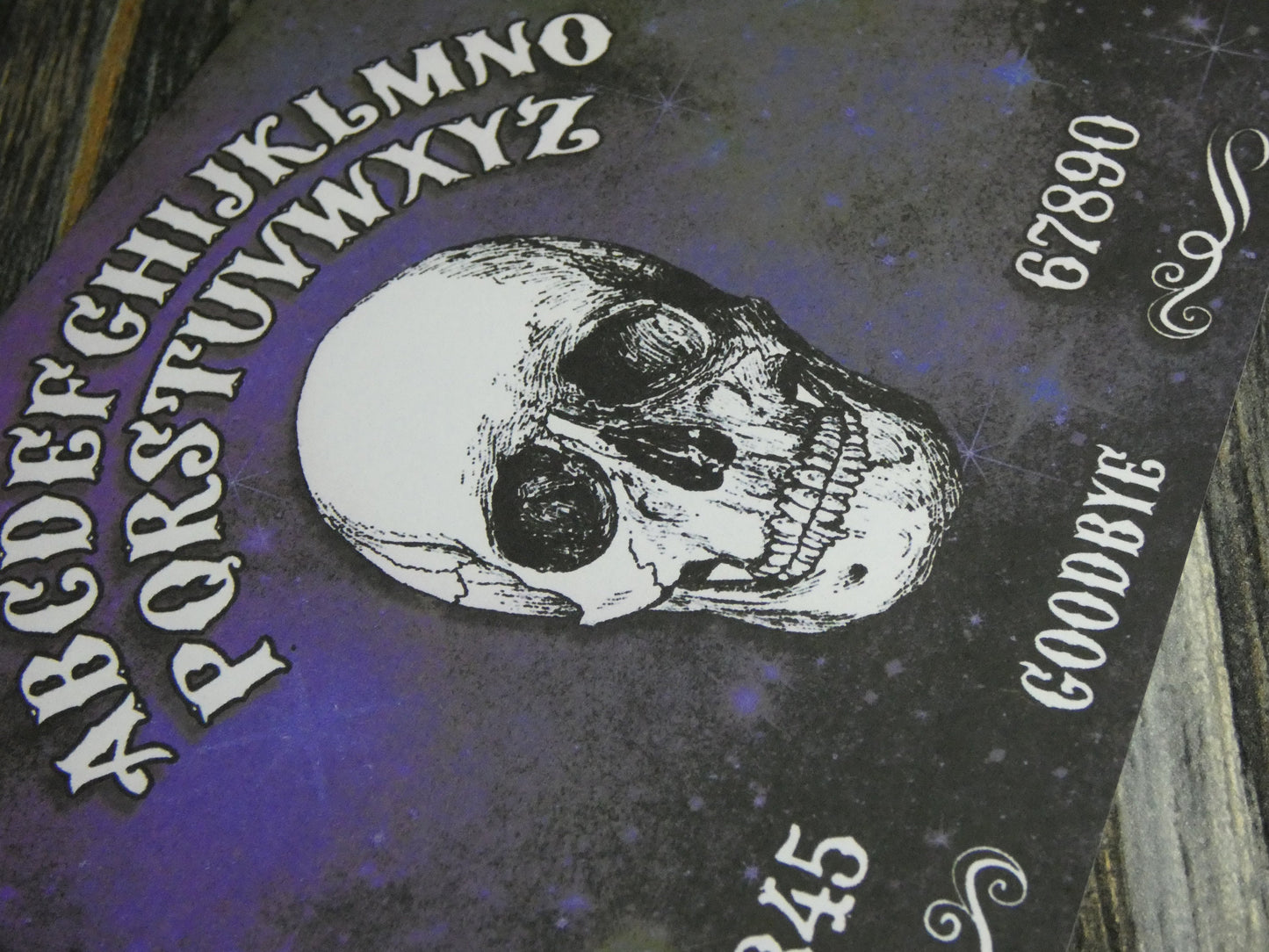 A5 Notebook Vintage Ouija Board with Skull Theme