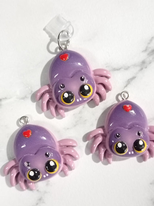 E-reader phone 3D Dangle Charms - Cute Spider