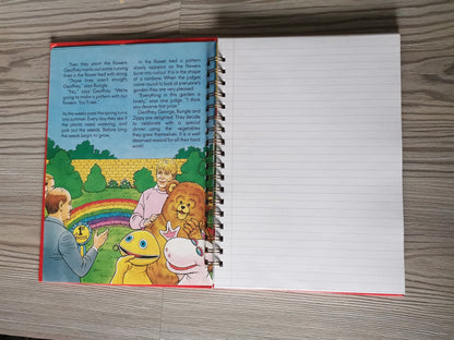 Rainbow Annual 1989 - Upcycled Notebook