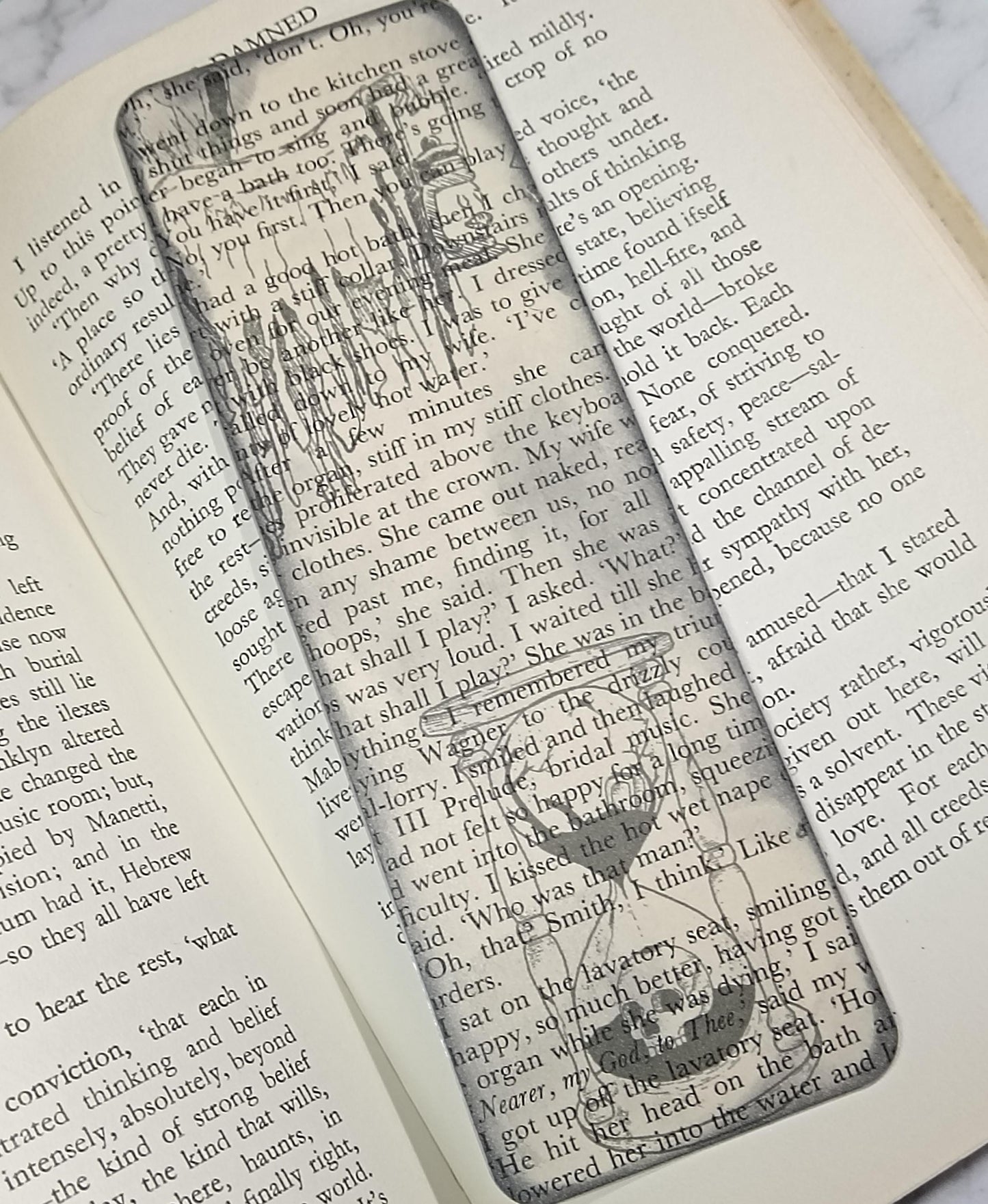 Gothic Upcycled Bookmarks