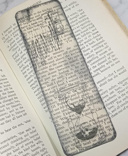 Gothic Upcycled Bookmarks