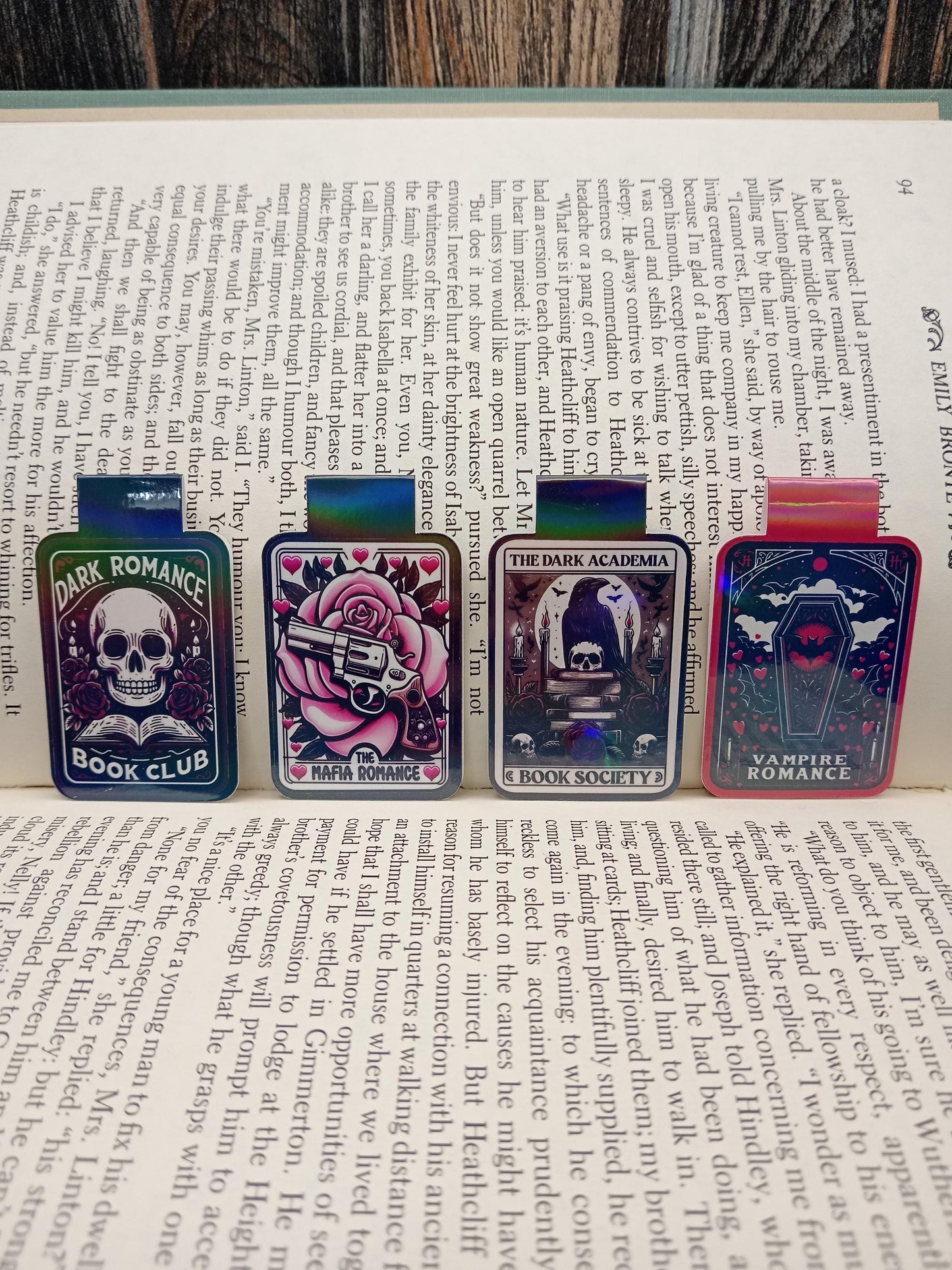 Magnetic Bookmarks - Dark Romance Editions - Vampires, Mafia, Dark Academia