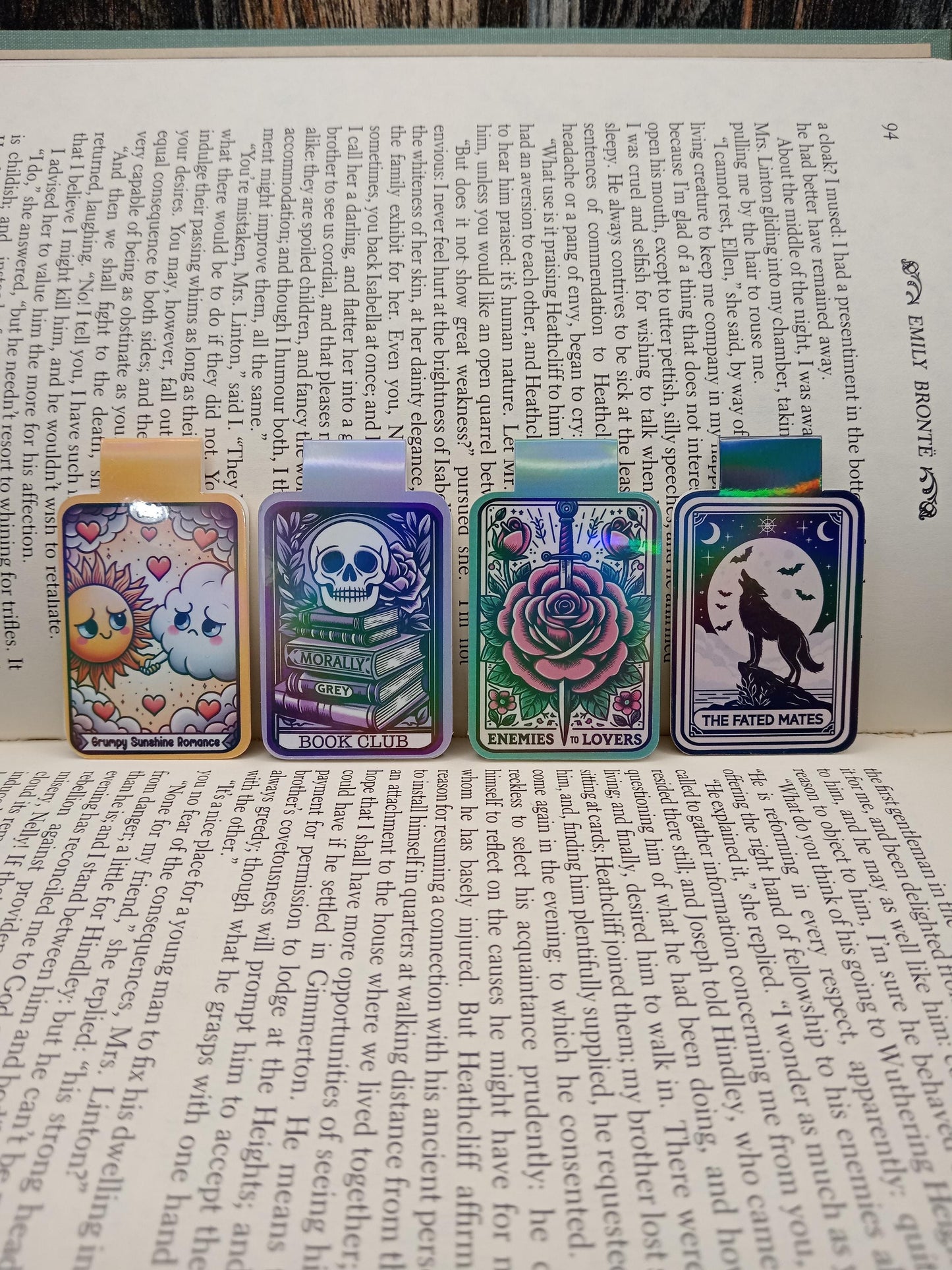 Magnetic Bookmarks - Romance Tropes Editions - Enemies to Lovers, Morally Grey, Fated Mates, Grumpy/Sunshine