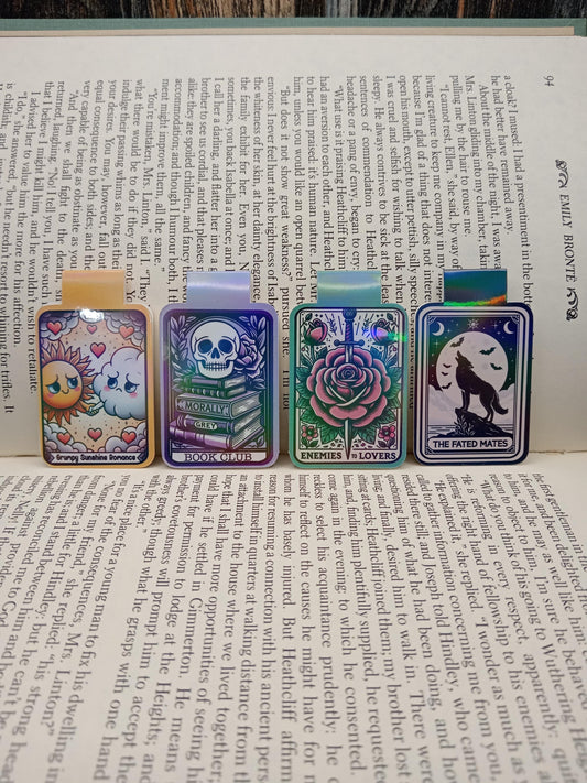 Magnetic Bookmarks - Romance Tropes Editions - Enemies to Lovers, Morally Grey, Fated Mates, Grumpy/Sunshine