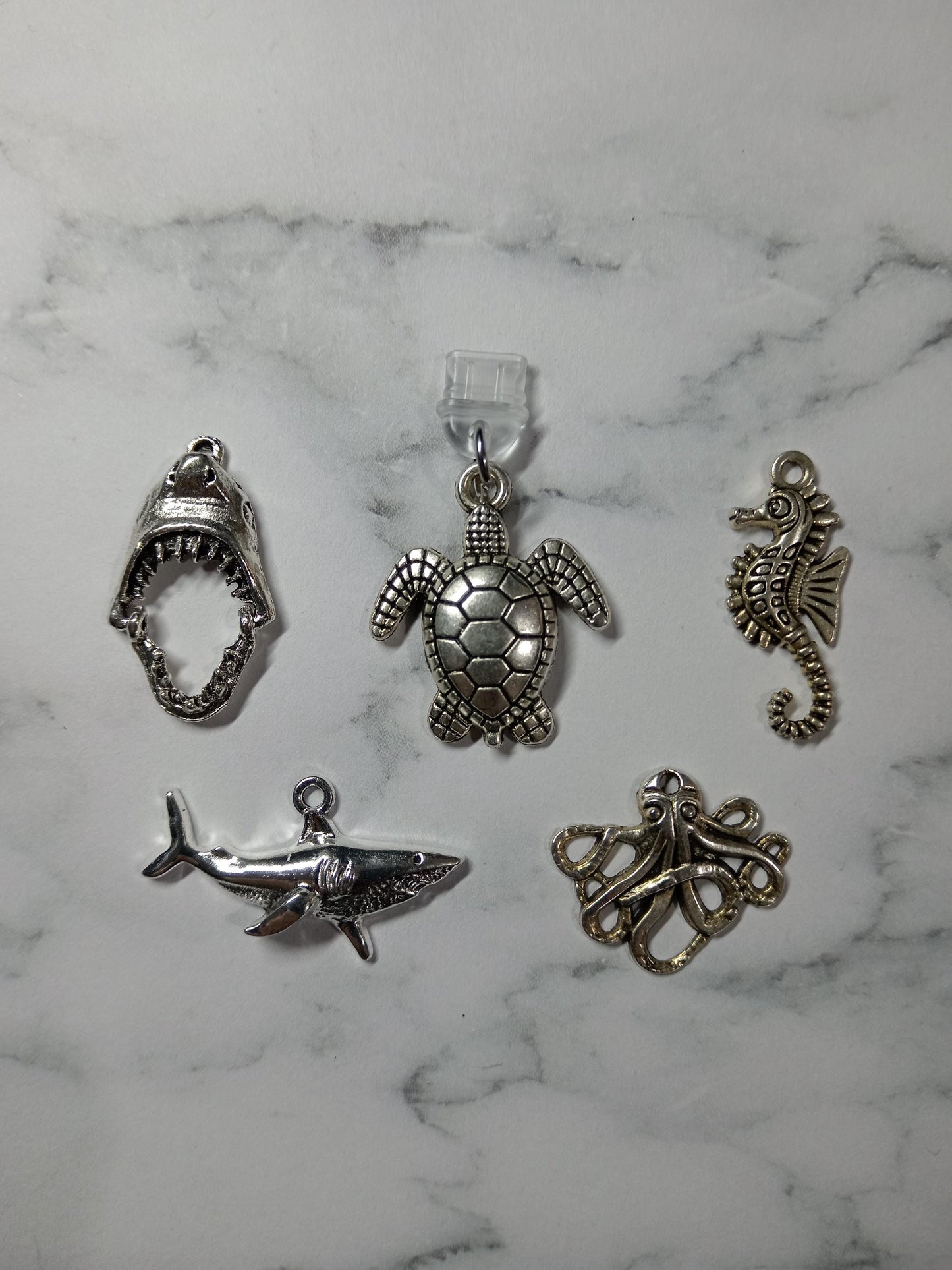 USB Dust Plug E-reader Charms - Underwater Creatures Themed