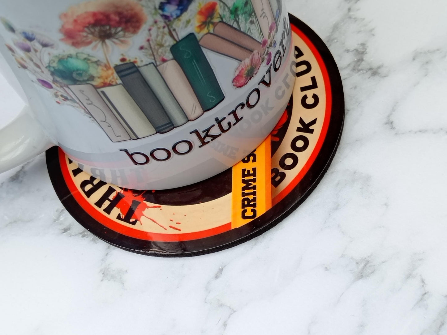 Thrills and Chills Book Club - Coaster, Magnet, Badges, Kindle Grip