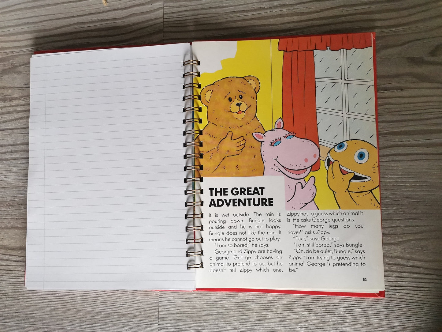 Rainbow Annual 1989 - Upcycled Notebook