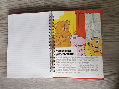 Rainbow Annual 1989 - Upcycled Notebook