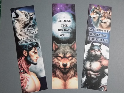 Werewolf Romance Bookmarks