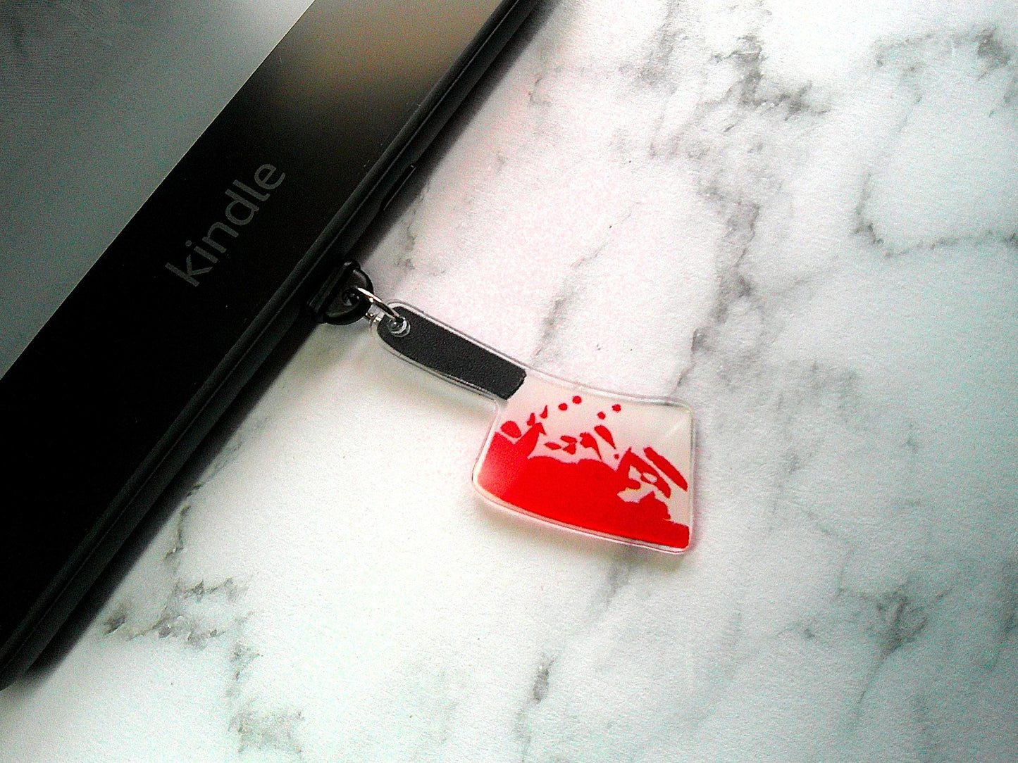 USB 3D Dust Plug Charms - Bloody Knives and Handprint