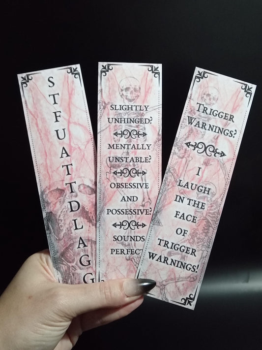 Dark Romance Bookmarks