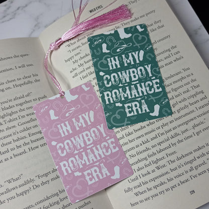 In my Cowboy Romance Era - Metal Bookmark
