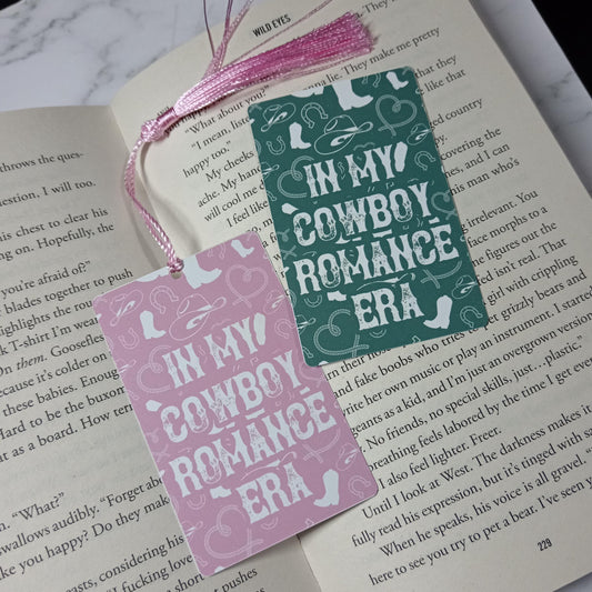 In my Cowboy Romance Era - Metal Bookmark