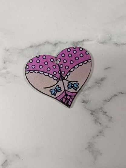 USB Dust Plug Charms - Smutty Booty Heart