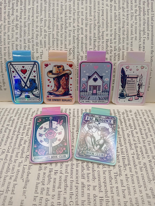 Magnetic Bookmarks - Romance Editions - Fae, Small Town, Hockey, Cowboy, Historical, Romantasy