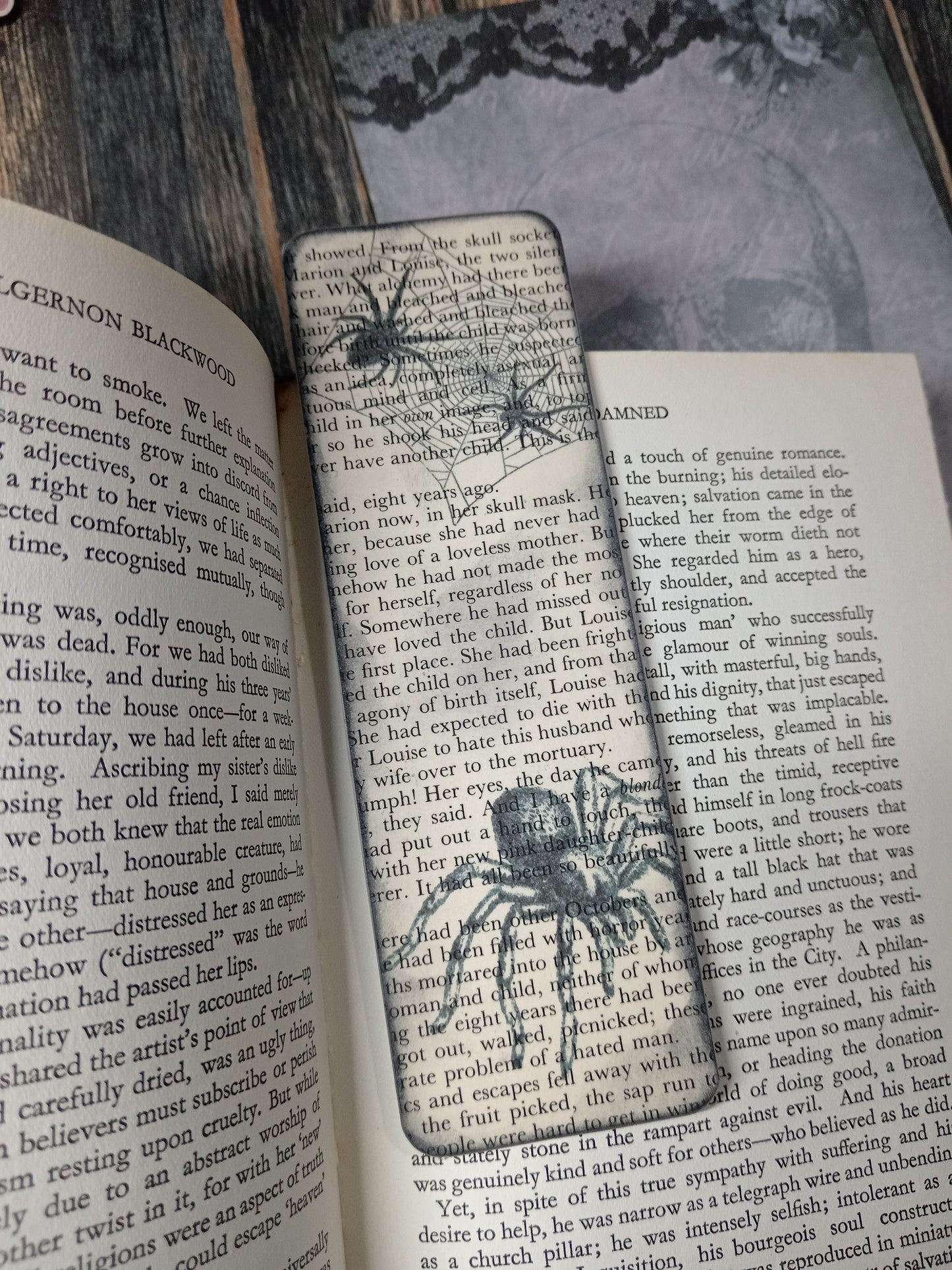 Gothic Upcycled Bookmarks