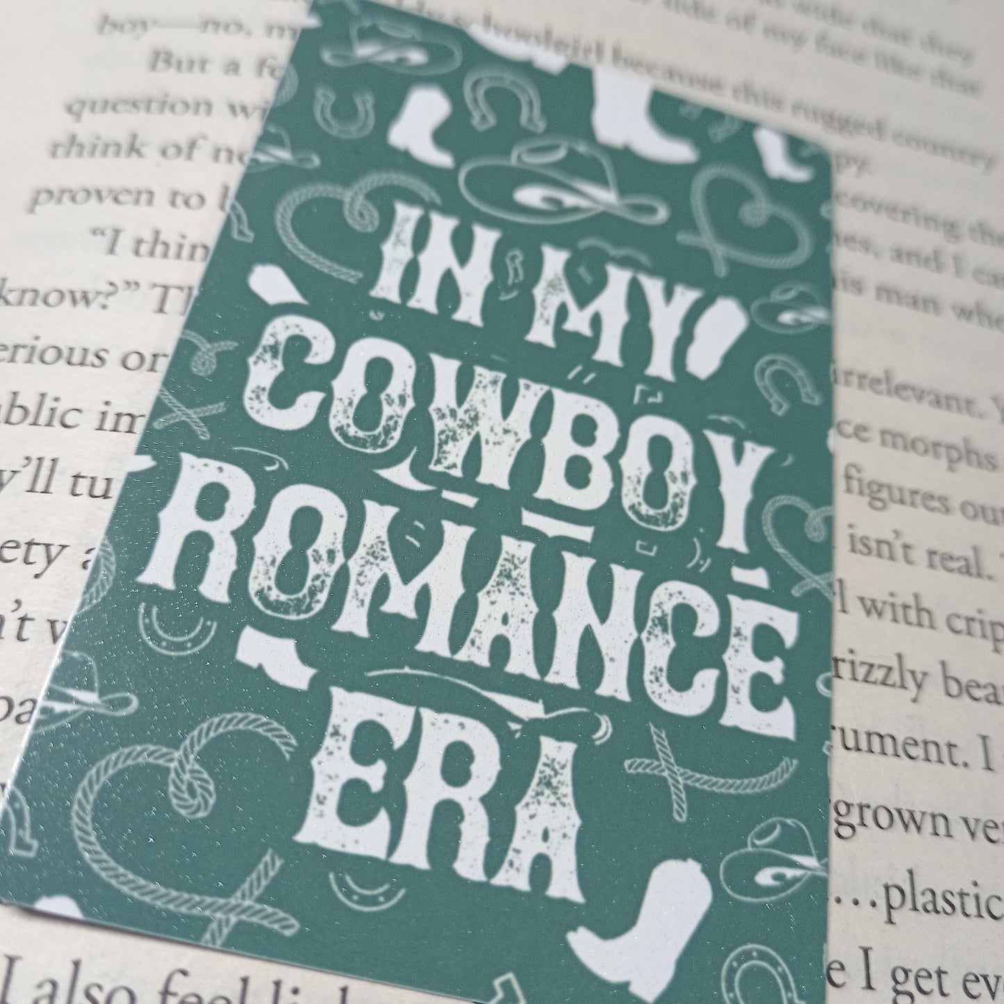 In my Cowboy Romance Era - Metal Bookmark