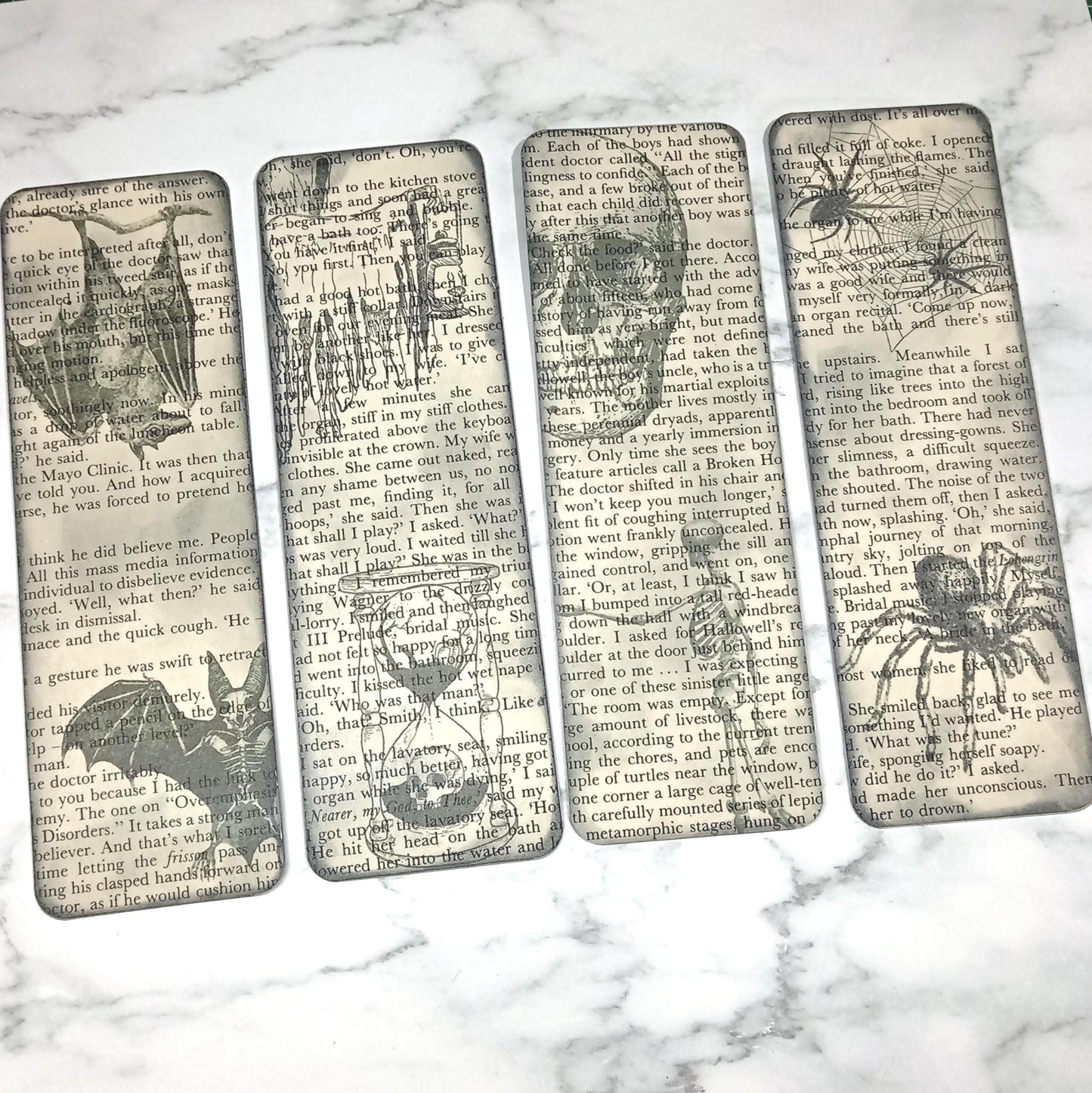 Gothic Upcycled Bookmarks