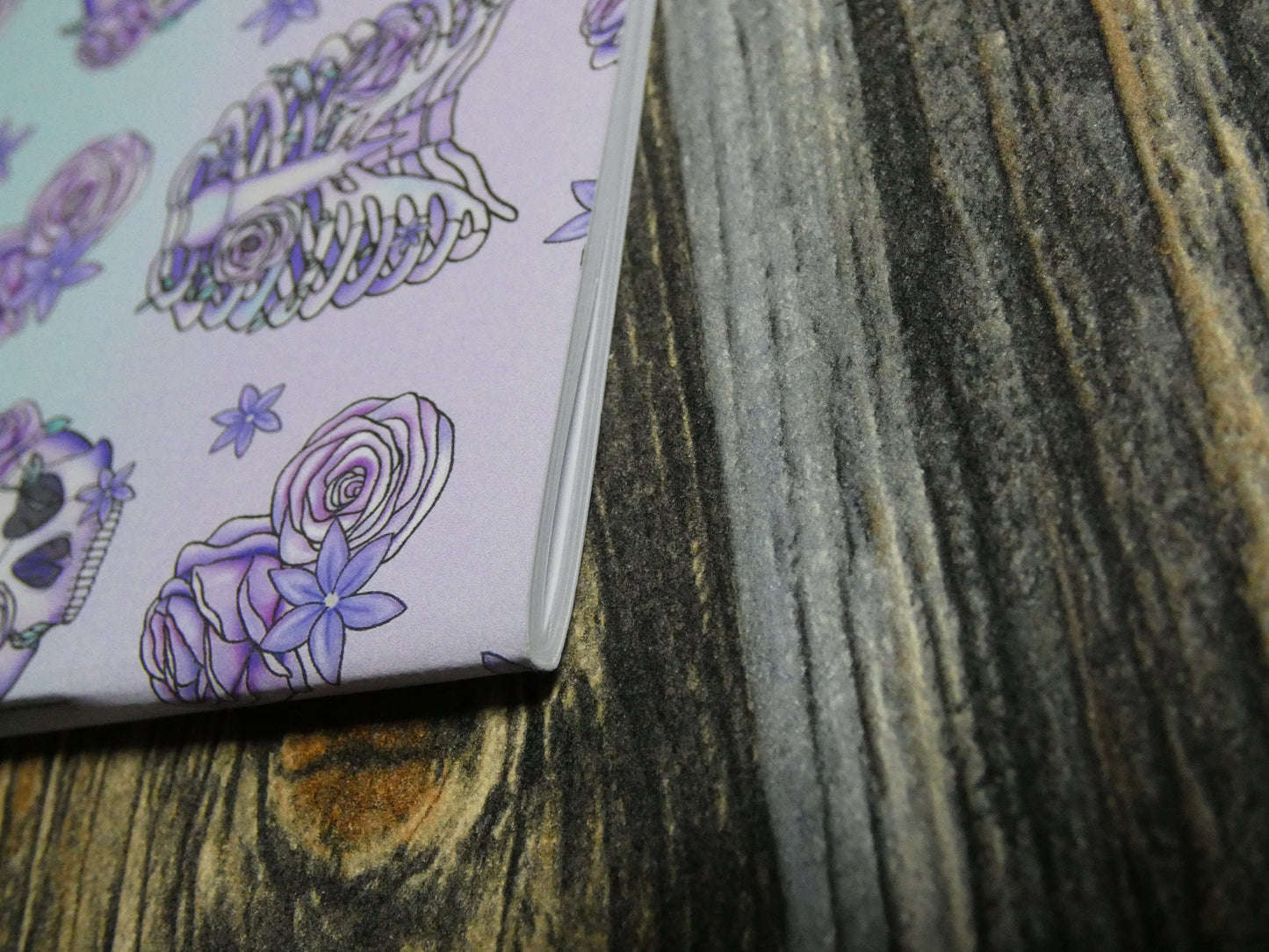 Kawaii Pastel Goth Cute Skeleton Themed A5 Notebooks