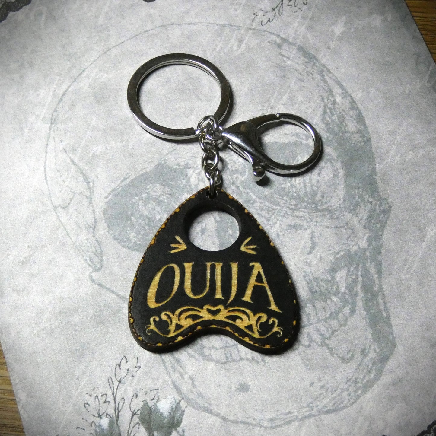 Ouija Planchette Keyring
