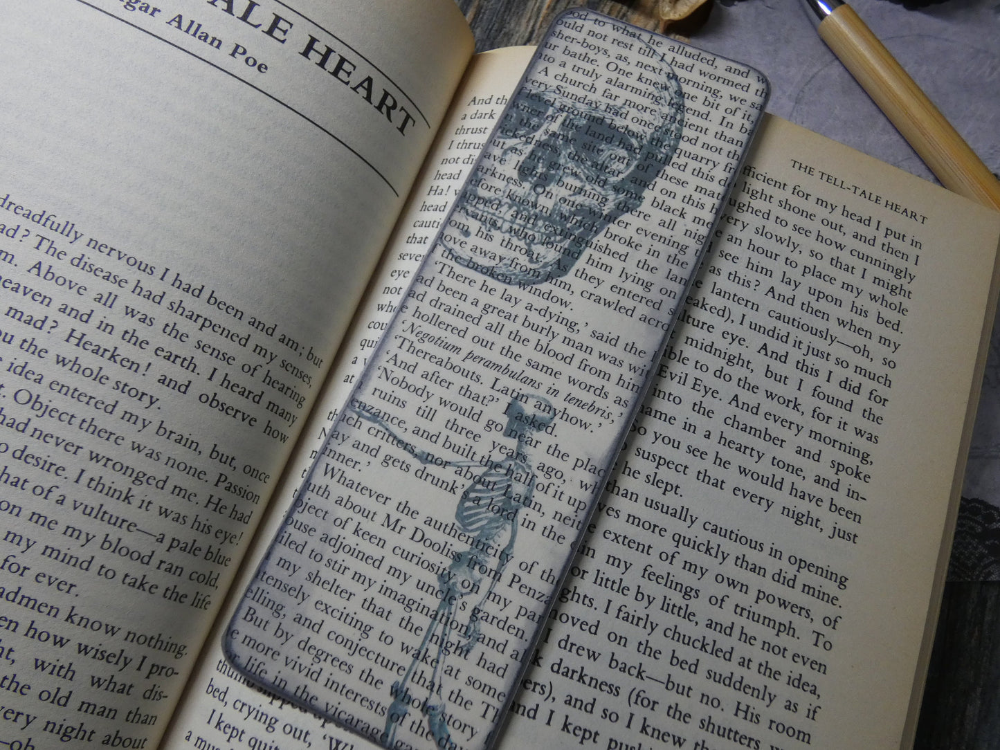 Gothic Upcycled Bookmarks