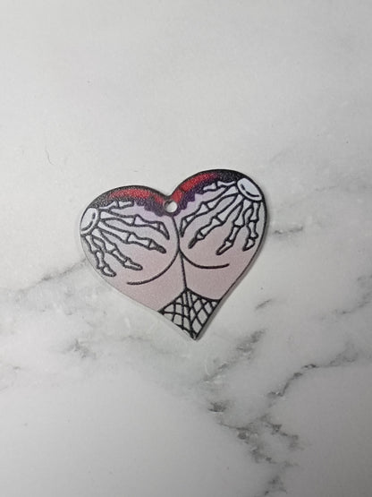 USB Dust Plug Charms - Smutty Booty Heart