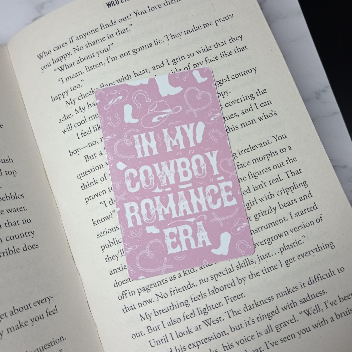 In my Cowboy Romance Era - Metal Bookmark