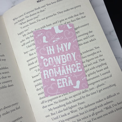 In my Cowboy Romance Era - Metal Bookmark