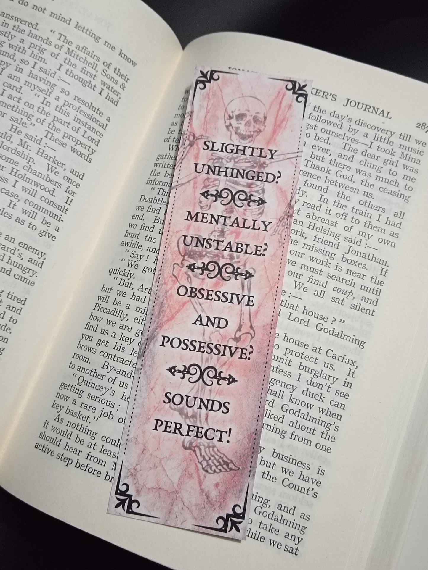 Dark Romance Bookmarks
