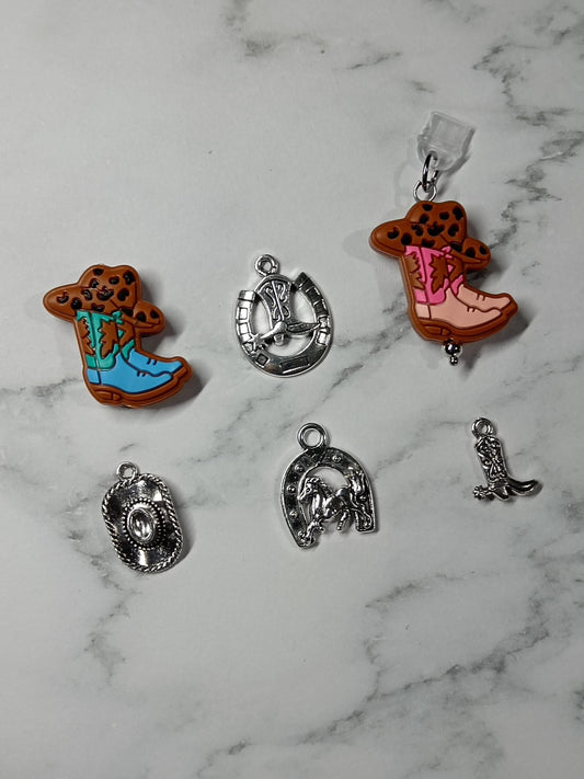 USB Dust Plug E-reader Charms - Cowboy Themed