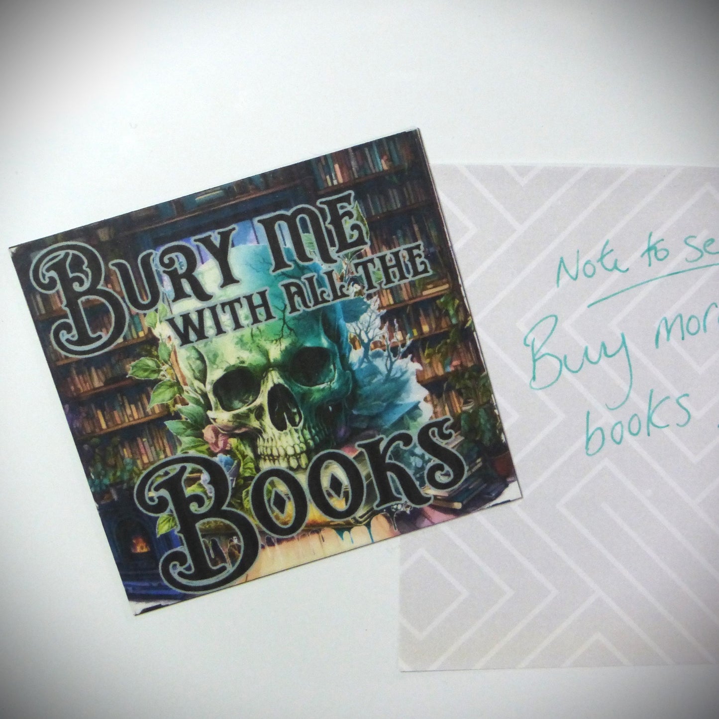 Bury Me With All The Books - Magnet