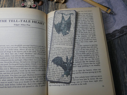 Gothic Upcycled Bookmarks