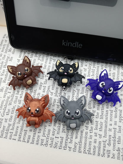 Kindle 3D USB Dust Plug Charms - Bat, Dragon, Wolf