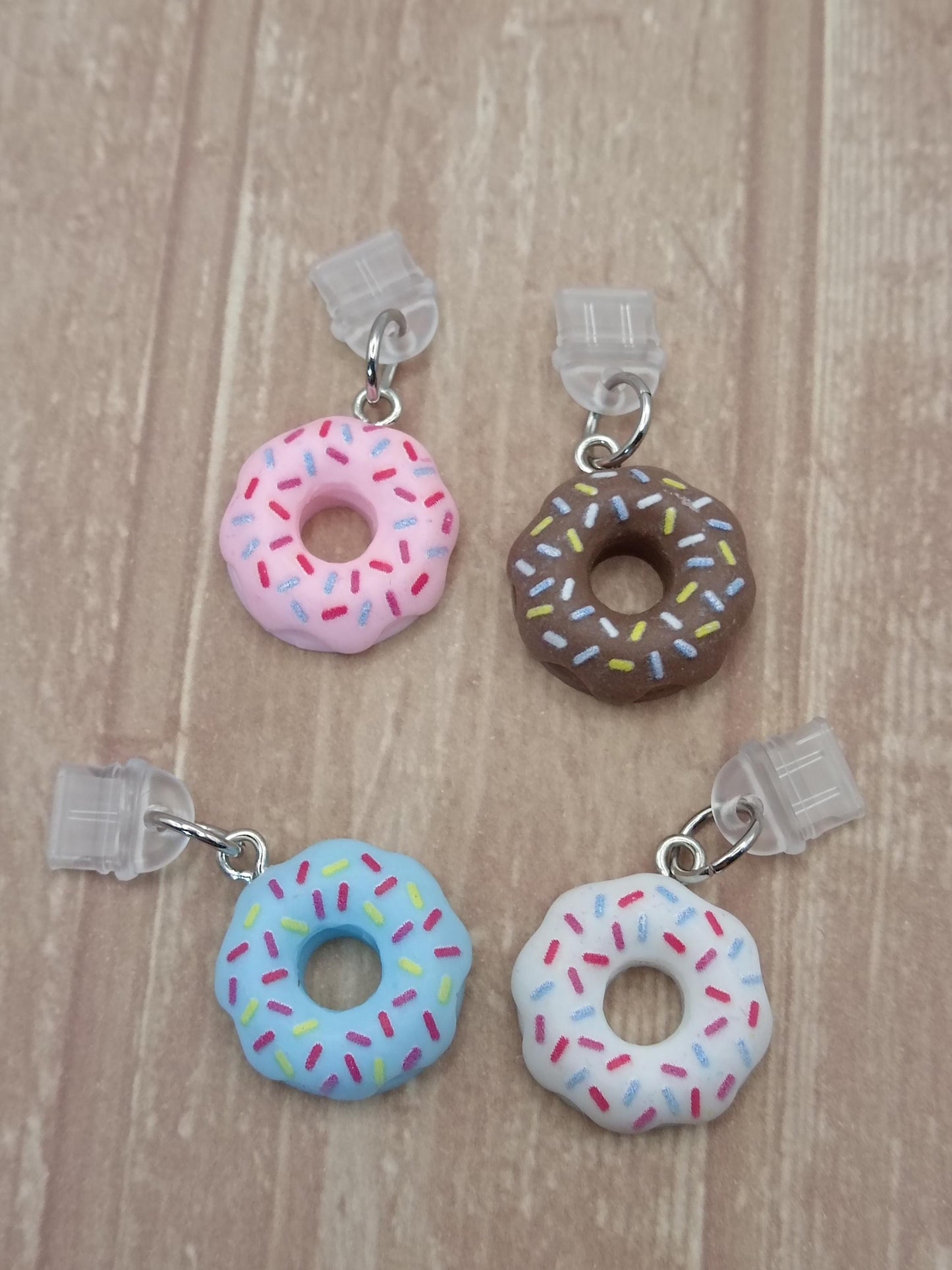 USB 3D Dust Plug Charms - Doughnuts, Cats, Dinosaurs, Gummy Bears