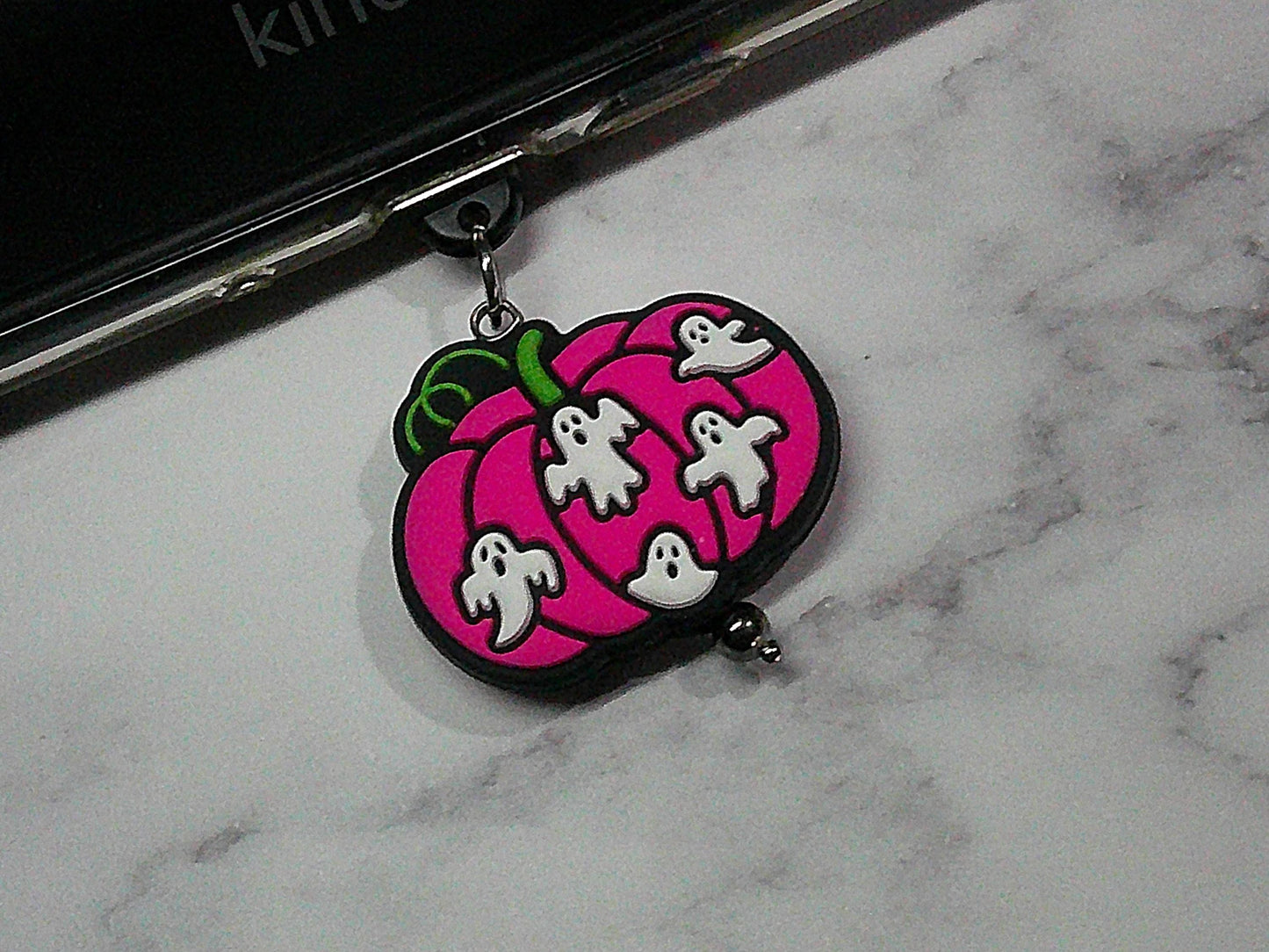 Kindle 3D USB Dust Plug Charms - Pumpkin, Spooky Club, Ghost