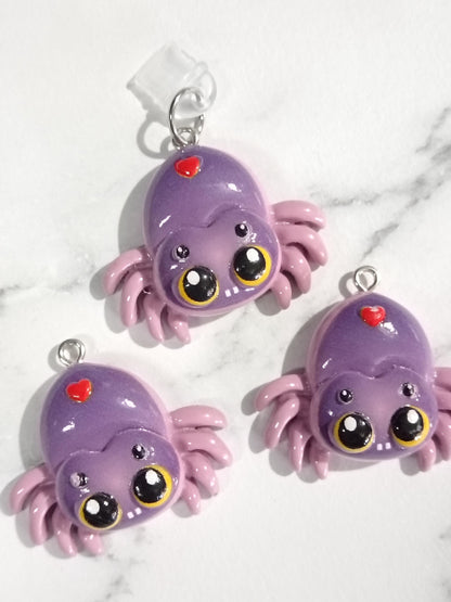 E-reader phone 3D Dangle Charms - Cute Spider