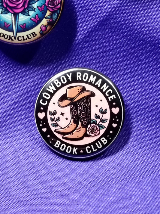 Cowboy Romance Book Club - Coaster, Magnet, Badges, Kindle Grip