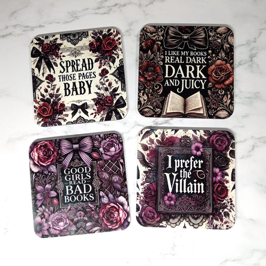 Dark Romance, Smut Reader Coasters - Various Styles