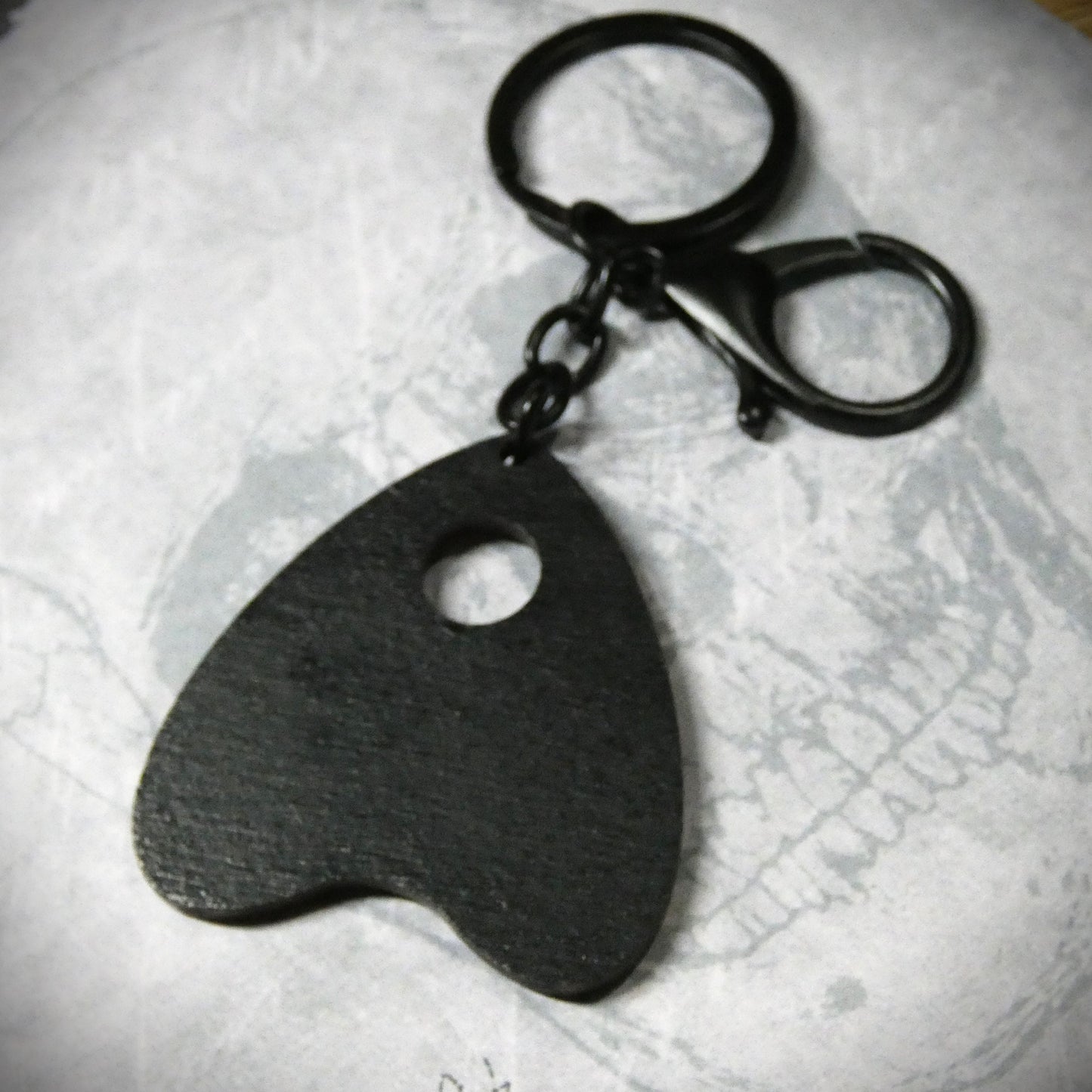 Raven Planchette Keyring