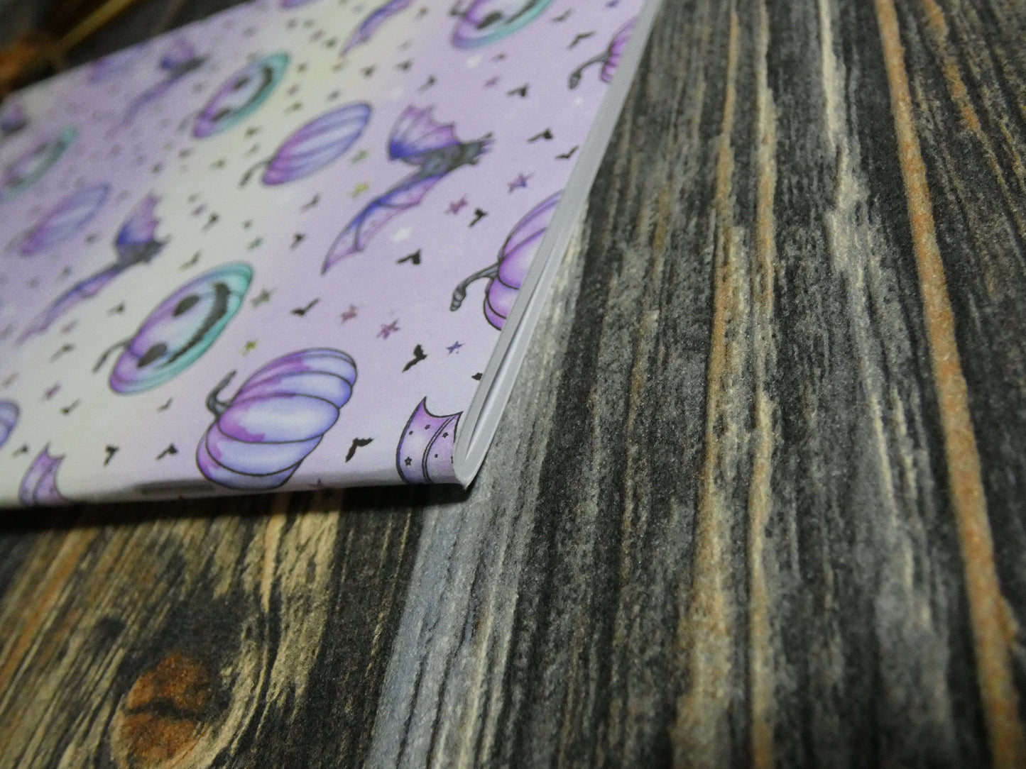 Kawaii Pastel Goth Bats & Pumpkins Themed A5 Notebooks
