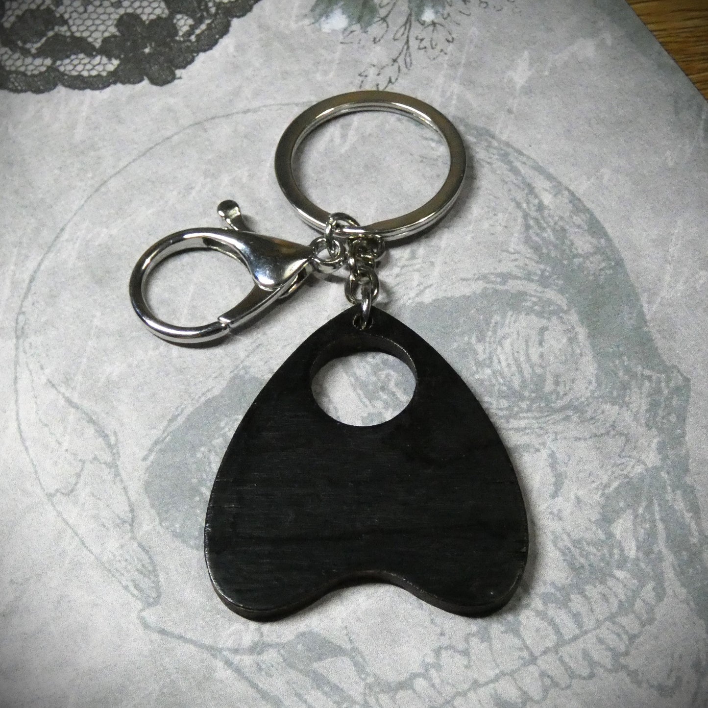Ouija Planchette Keyring