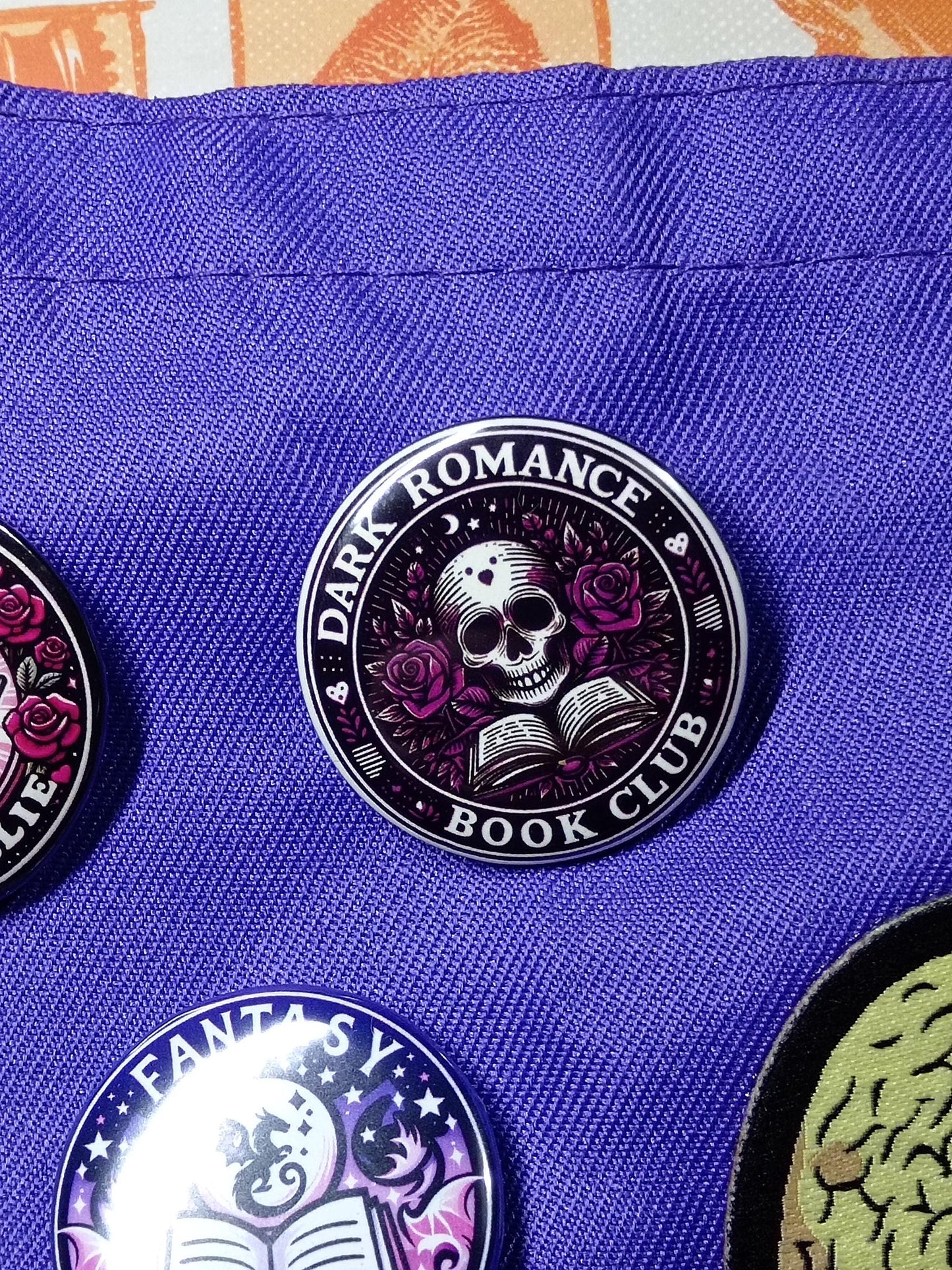 Dark Romance Book Club - Coaster, Magnet, Badges, Kindle Grip